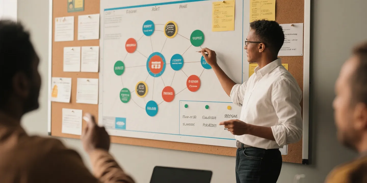 战术板与电竞氛围