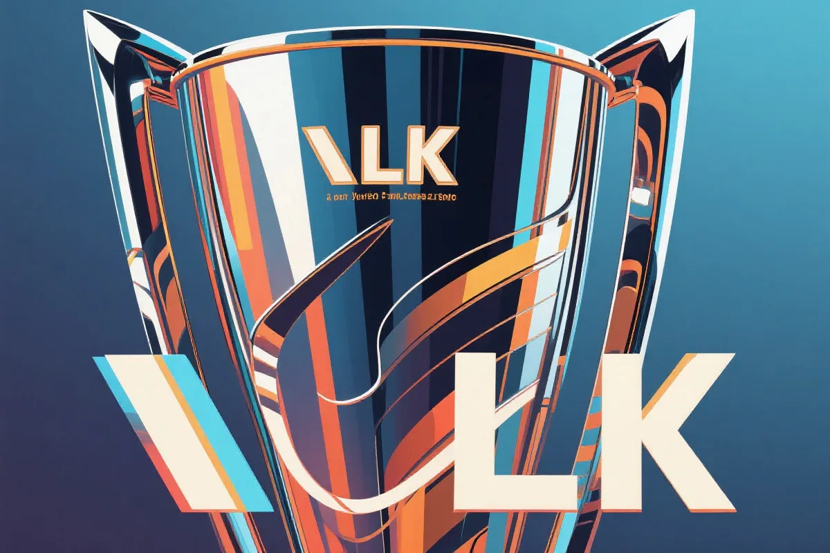 LPL奖杯抽象视觉